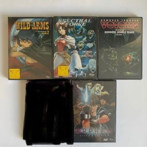 Vintage Anime Lot of 4 Brand New DVDs